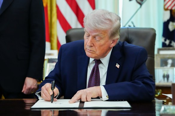 US President Donald Trump signed an executive order to impose 100 per cent tariffs on foreign pharmaceuticals.