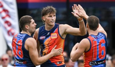 AFL live scores: West Coast Eagles beaten in Gather Round clash with Geelong