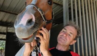 Much-loved Queensland jockey Shane McGovern in induced coma after horse falls and crushes his legs