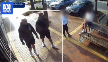 CCTV footage shows the moment underworld figure Gavin Preston was shot dead