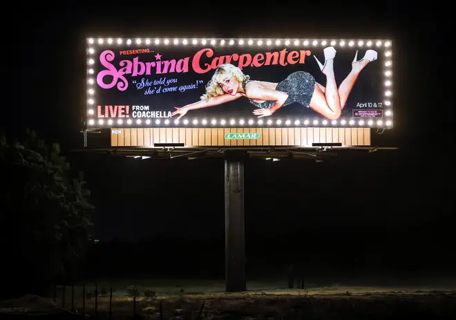 General Views Of Coachella Music Festival Billboards