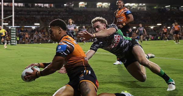 NRL 2026, Anzac Round, Wests Tigers, Canberra Raiders, live blog, round 8, match highlights, injuries, coaches media conferences