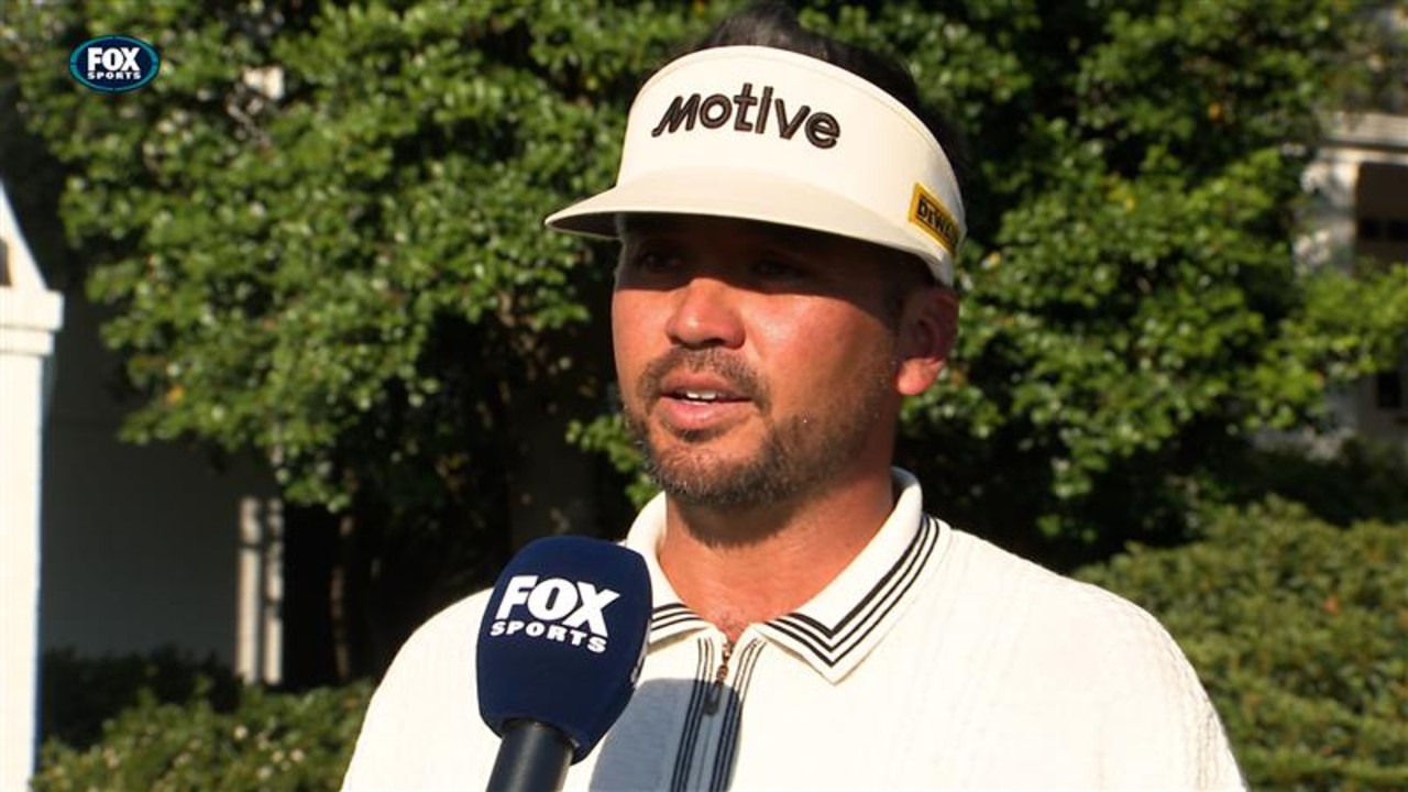 Aussie Jason Day in the hunt for first green jacket, post-round interview