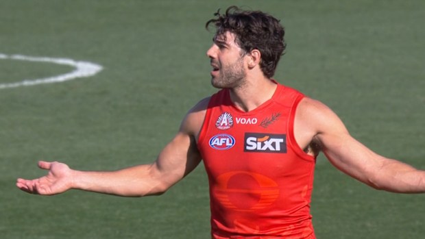 Christian Petracca cannot believe the call.