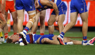 AFL 2026: Western Bulldog star Aaron Naughton will get a neck scan on Friday after his big fall