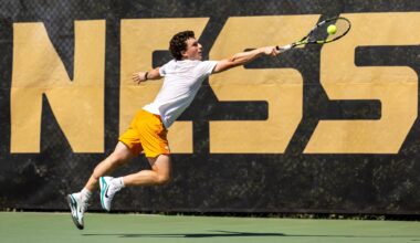 Alejandro Moreno excited, sad ahead of Senior Day for Tennessee men’s tennis – The Daily Beacon