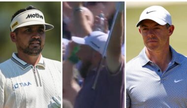 Rory McIlroy implodes, Cameron Young 65, Jason Day, Scottie Scheffler front nine 31, Shane Lowry hole-in-one, Australians