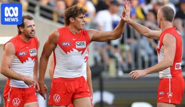 Swans complete 128-point victory over Eagles as Heeney stars on return, Port Adelaide downs Richmond at MCG