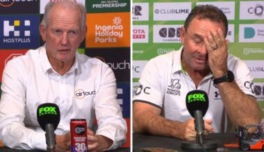 Wayne Bennett, Jye Gray, Ricky Stuart press conferences, South Sydney Rabbitohs vs Canberra Raiders, Round 6
