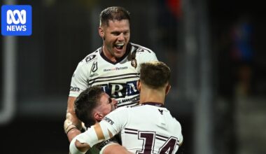 NRL updates: Manly Warringah Sea Eagles smash disappointing Dolphins, Kieran Foran wins on coaching debut