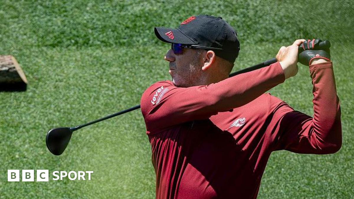 Spanish golfer Sergio Garcia at the Masters