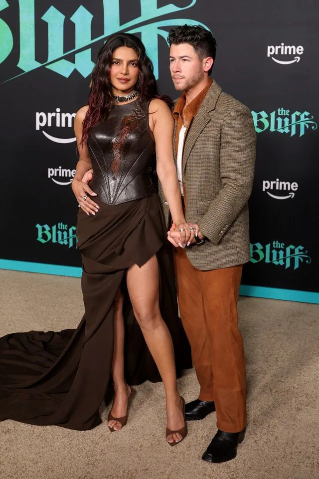 Priyanka Chopra and Nick Jonas in Los Angeles on February 17, 2026.Credit: Getty Images