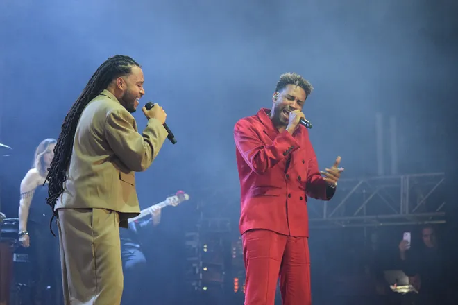 Calema perform at the 2026 International Portuguese Music Awards held at the Providence Performing Arts Center on April 25.