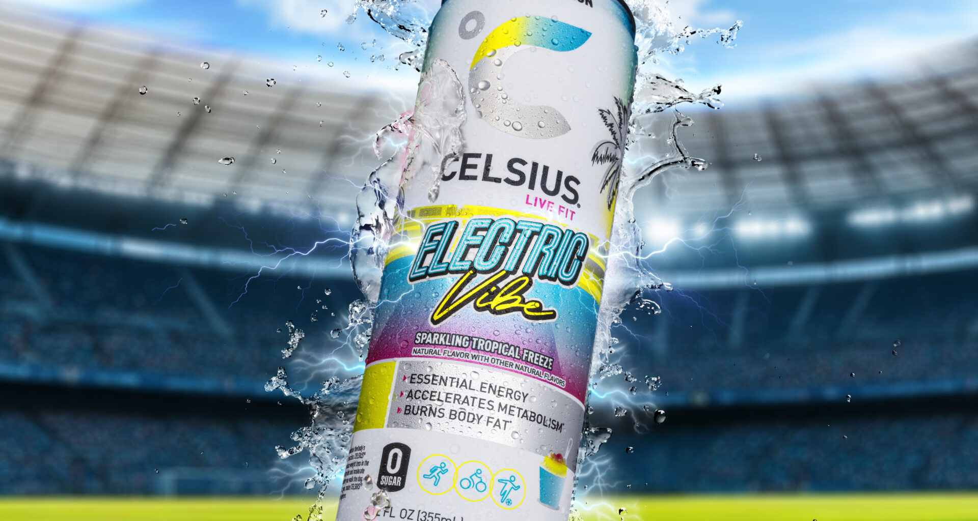 Celsius launches football-inspired Electric Vibe flavour