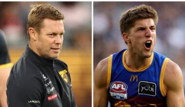Sam Mitchell on Hawthorn link to Toby Greene, Zac Bailey on future, free agency call, latest news