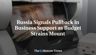 Russia Signals Pullback in Business Support as Budget Strains Mount