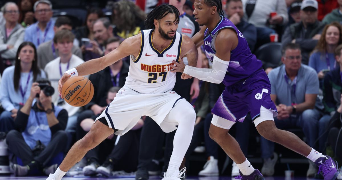 Jamal Murray makes 10 3-pointers, including a half-court heave, to lead Nuggets past Jazz 130-117 :: WRAL.com