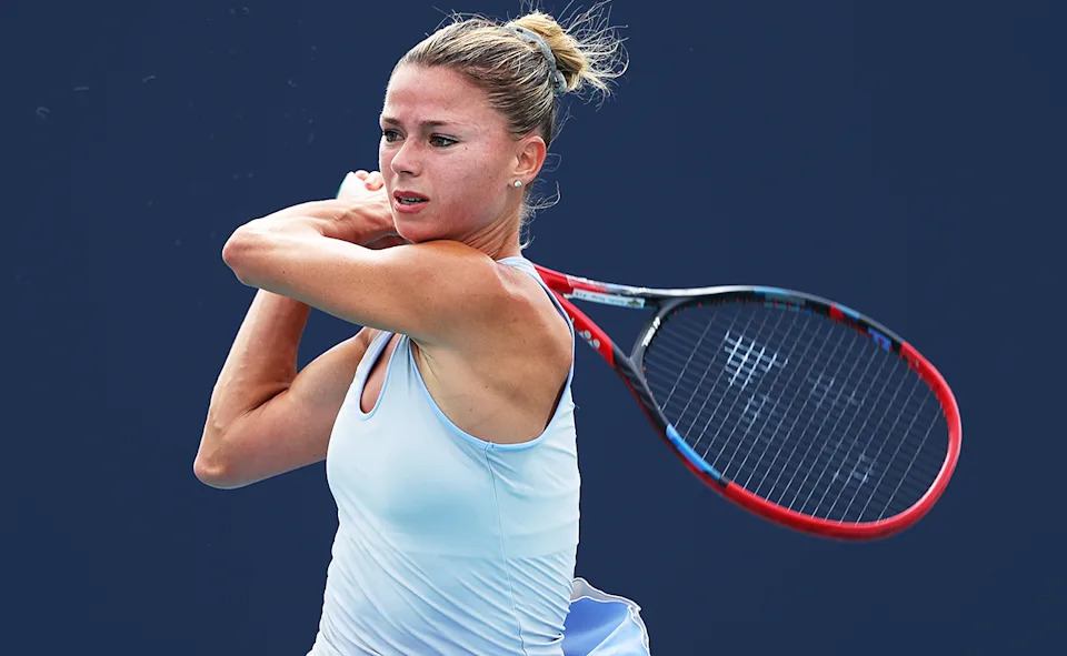 Camila Giorgi, pictured here at the Miami Open in 2024.