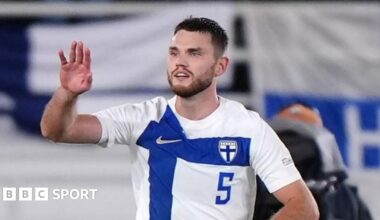 Arttu Hoskonen in action for Finland