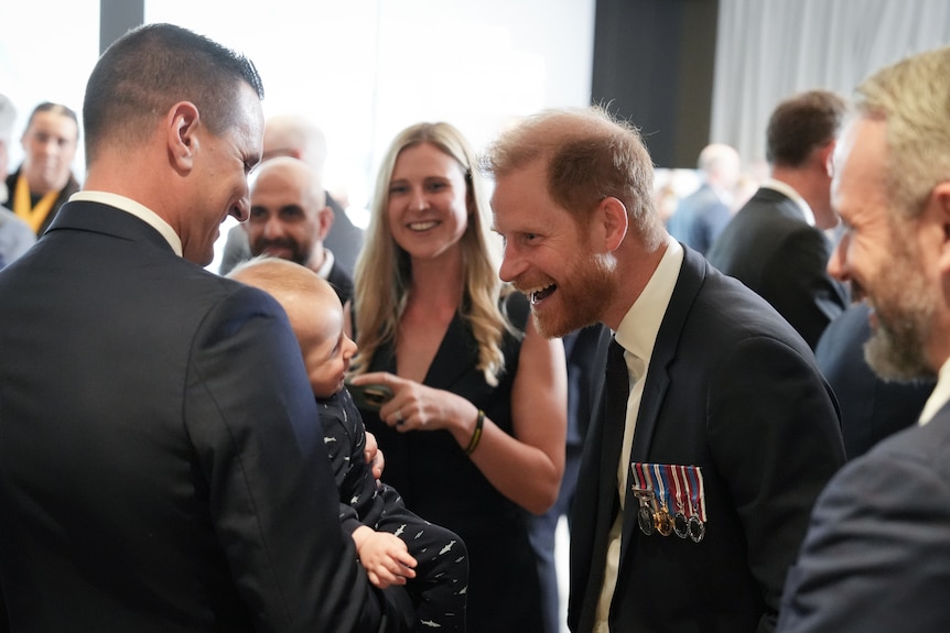 Prince Harry attends an Invictus Australia reception at the Aust