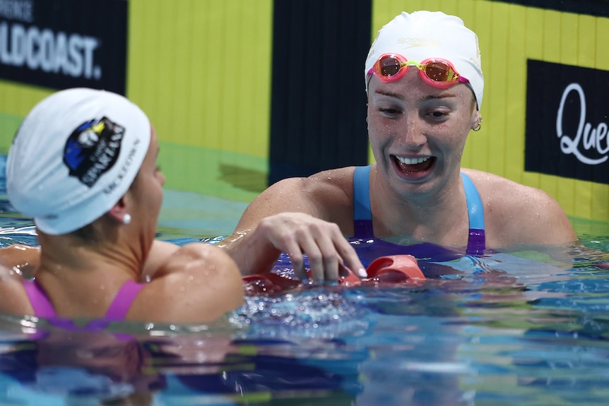 Mollie O'Callaghan spots a bug