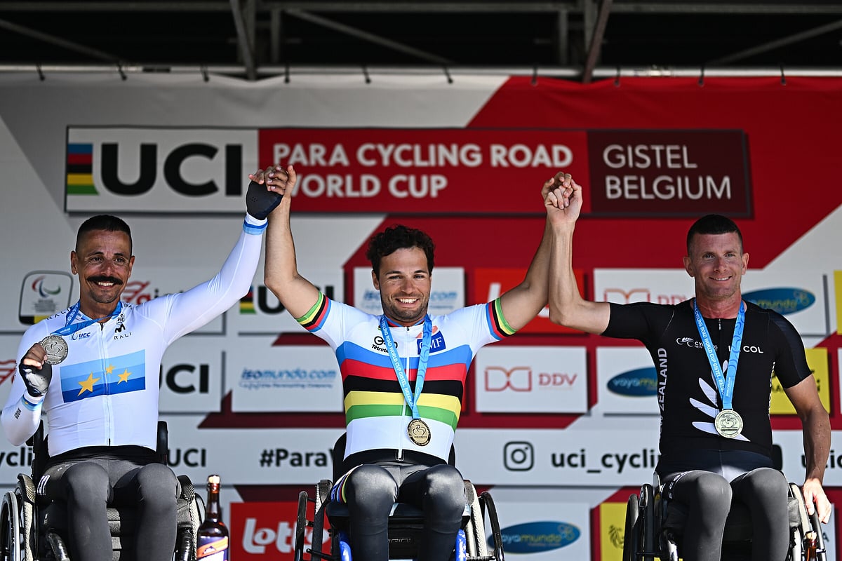 Mead podiums in UCI Para Cycling World Cup time trial in Belgium