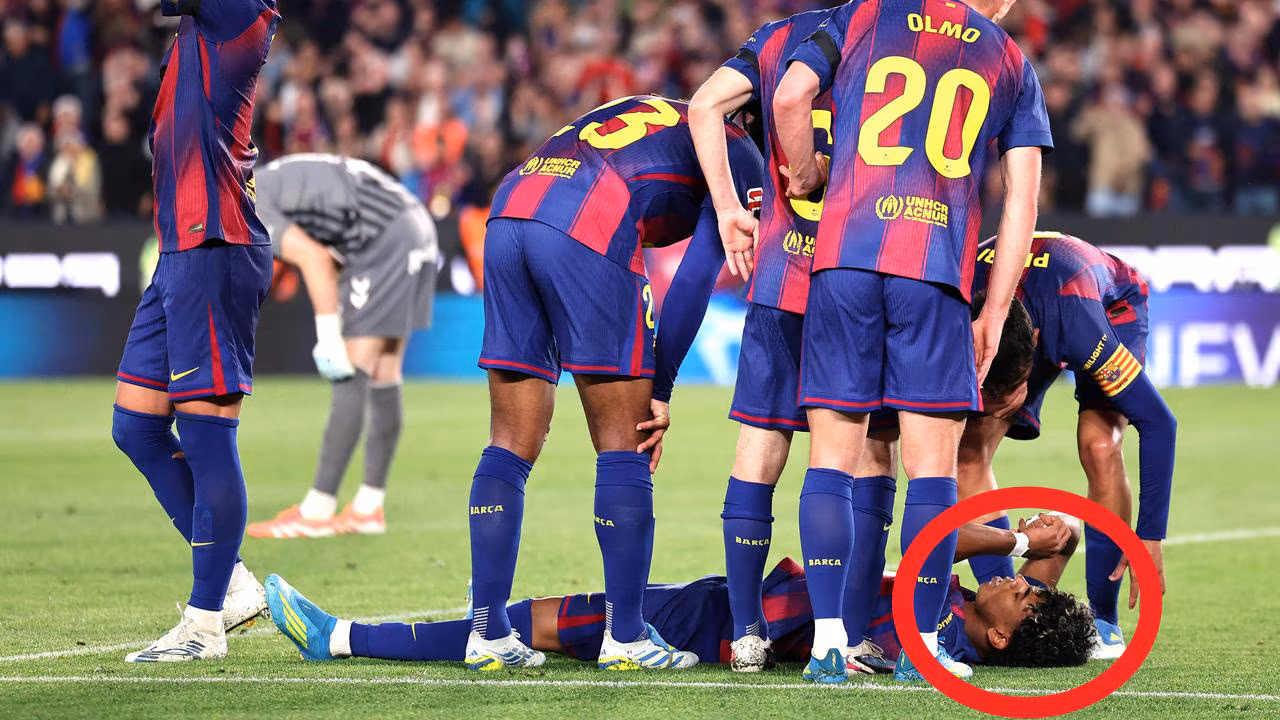Lamine Yamal could miss World Cup with Spain after injury while taking Barcelona penalty