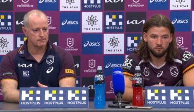 Michael Maguire press conference, Patrick Carrigan, Brisbane Broncos vs North Queensland Cowboys, Round 6