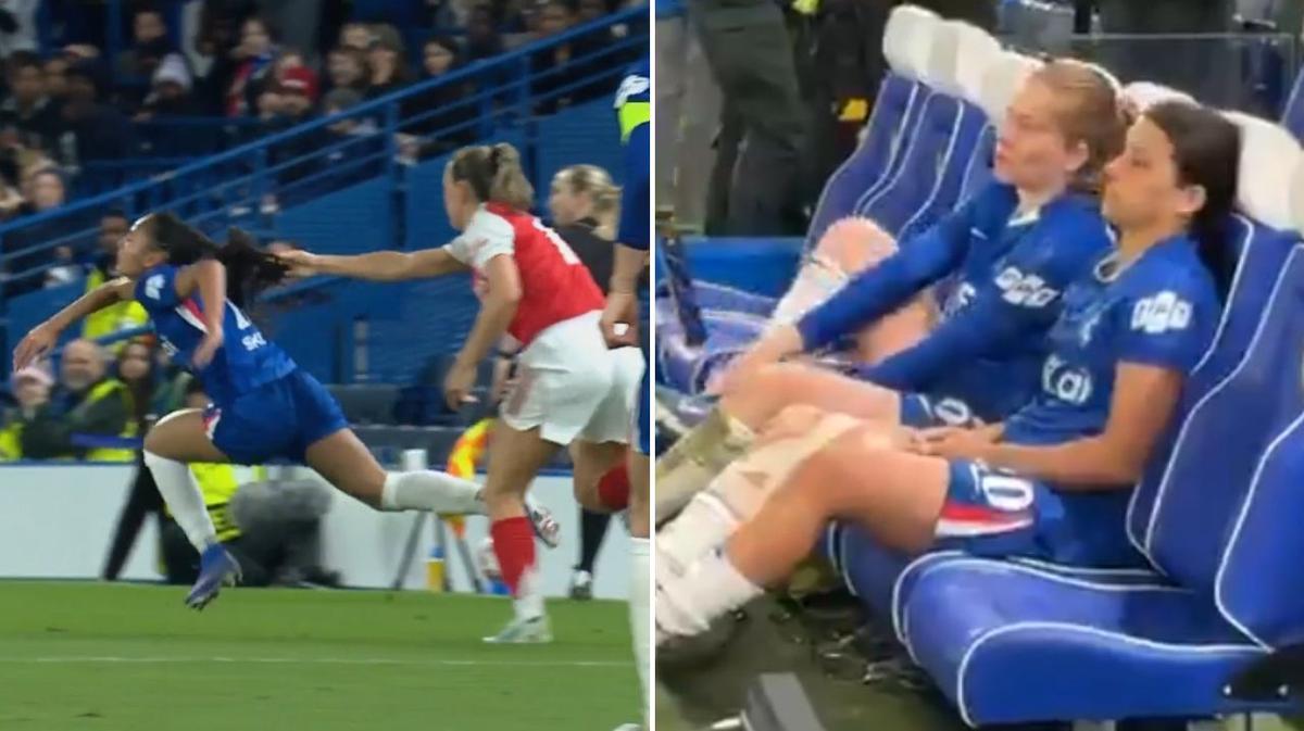 More heartbreak for Sam Kerr after Chelsea’s controversial Champions League loss to Arsenal