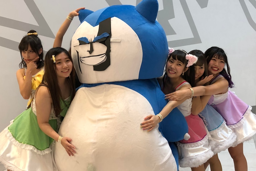 The Snorlax Pokemon attracting many young women