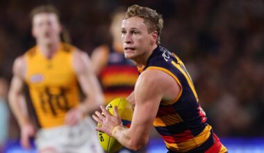 Jordan Dawson absent from Adelaide Crows training due to personal reasons amid search for his brother Jaryd Dawson