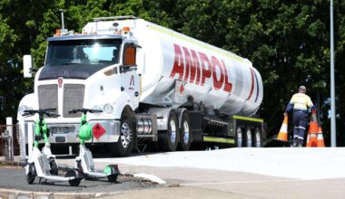 An expert has warned against Australia investing in more fuel tankers. Picture: Tara Croser/NCA