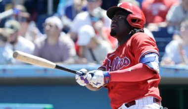 Looking for some power and some help against lefties, the Phillies called up 25-year-old outfielder Felix Reyes on Saturday.