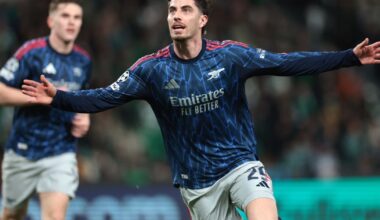 Arsenal beat Sporting with late Havertz goal in Champions League quarters | Football News