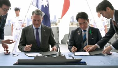 Australia and Japan sign contracts for $7bn warships deal | Military News