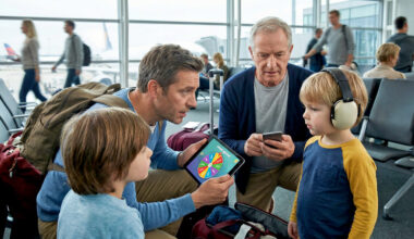 Autistic Boy Traveling in Airport Using Regulation Strategies