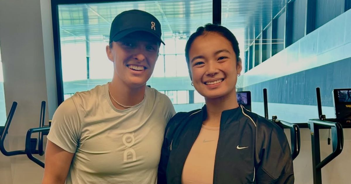 Alex Eala, Iga Swiatek reunite at Rafa Nadal Academy