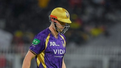 Cameron Green lasted two balls against Punjab Kings, scoring just four runs. (ANI Pic Service)