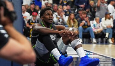 Blame self-inflicted wounds, not injuries, for Wolves’ Game 1 loss to Nuggets