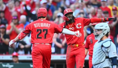 Sal Stewart's 3-run HR, 5 RBIs, help Reds beat Tigers 9-2