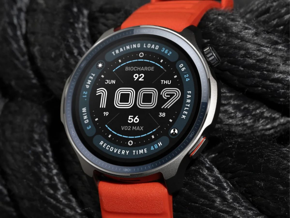 New Amazfit smartwatch update adds more BioCharge-related features
