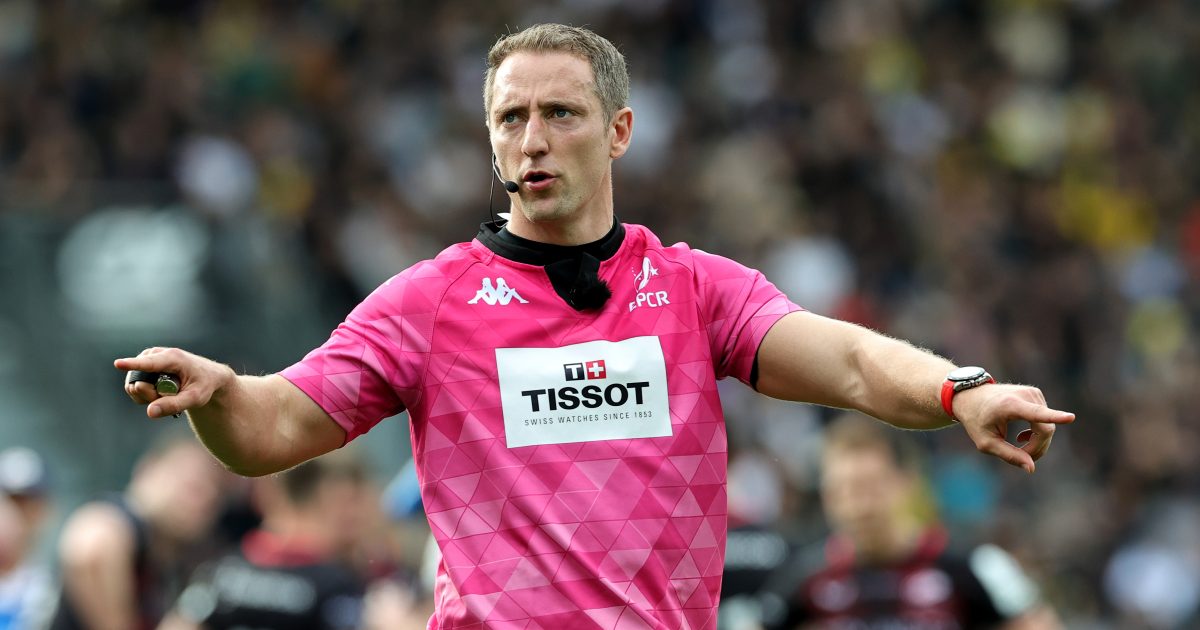 Match officials announced for EPCR quarter-finals