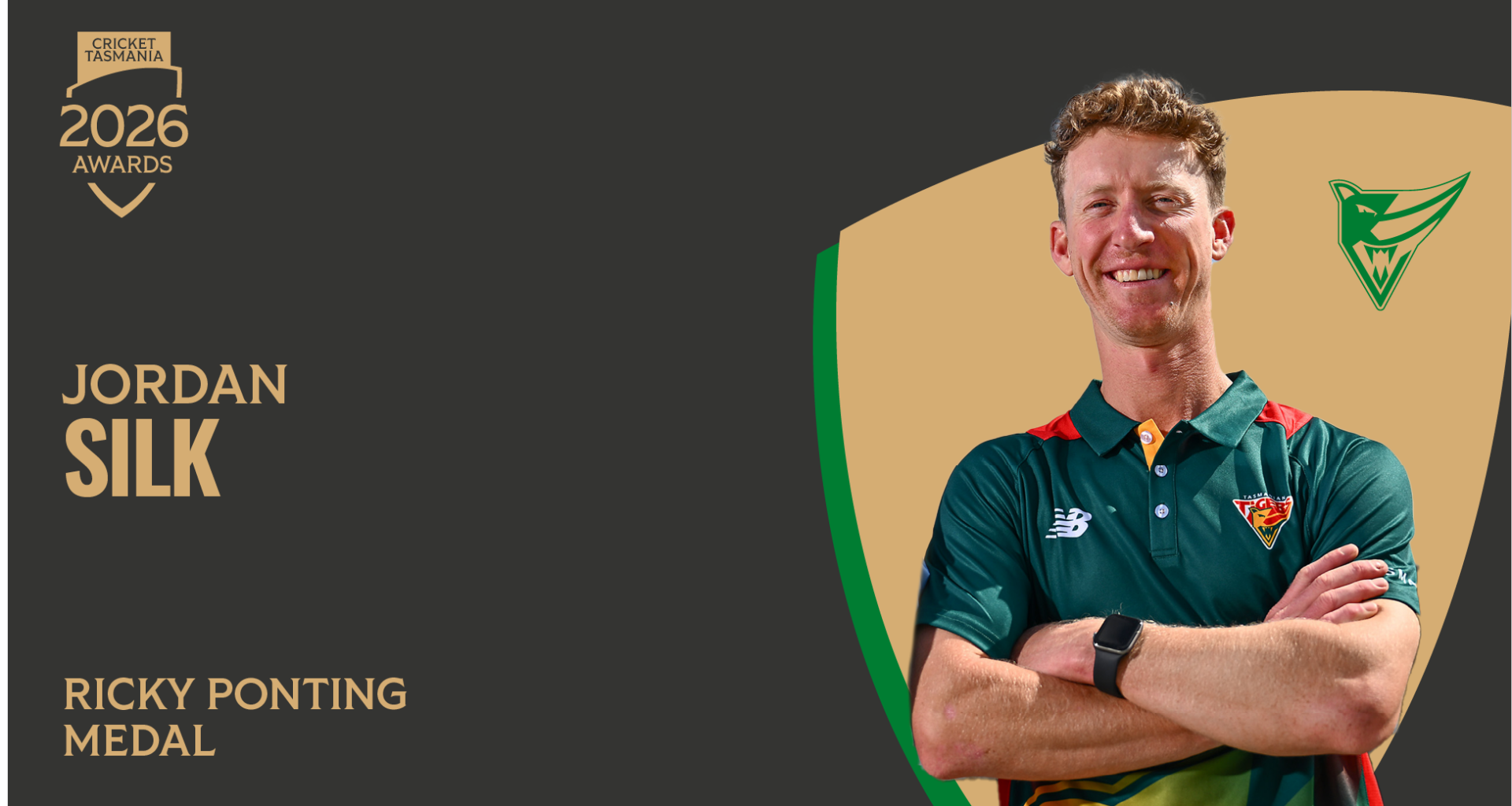 The winners from the 2025–26 Cricket Tasmania Awards.
