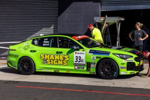 The DRS Racing Kia Stinger GT.