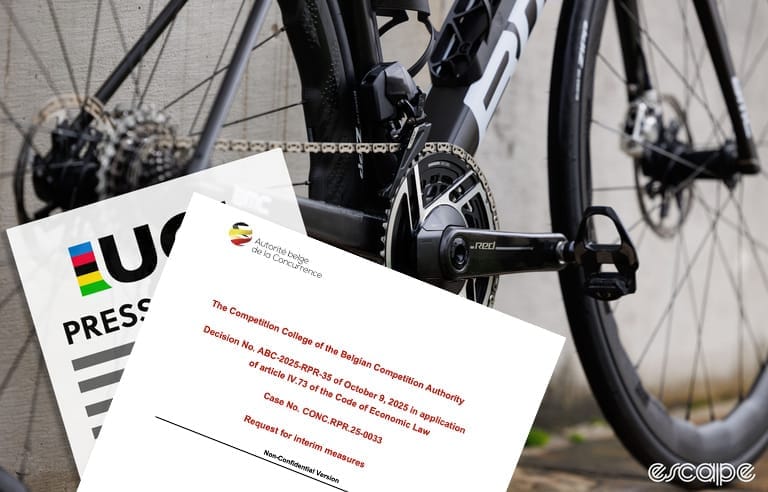 UCI appeal over gear ratio test heard in Brussels
