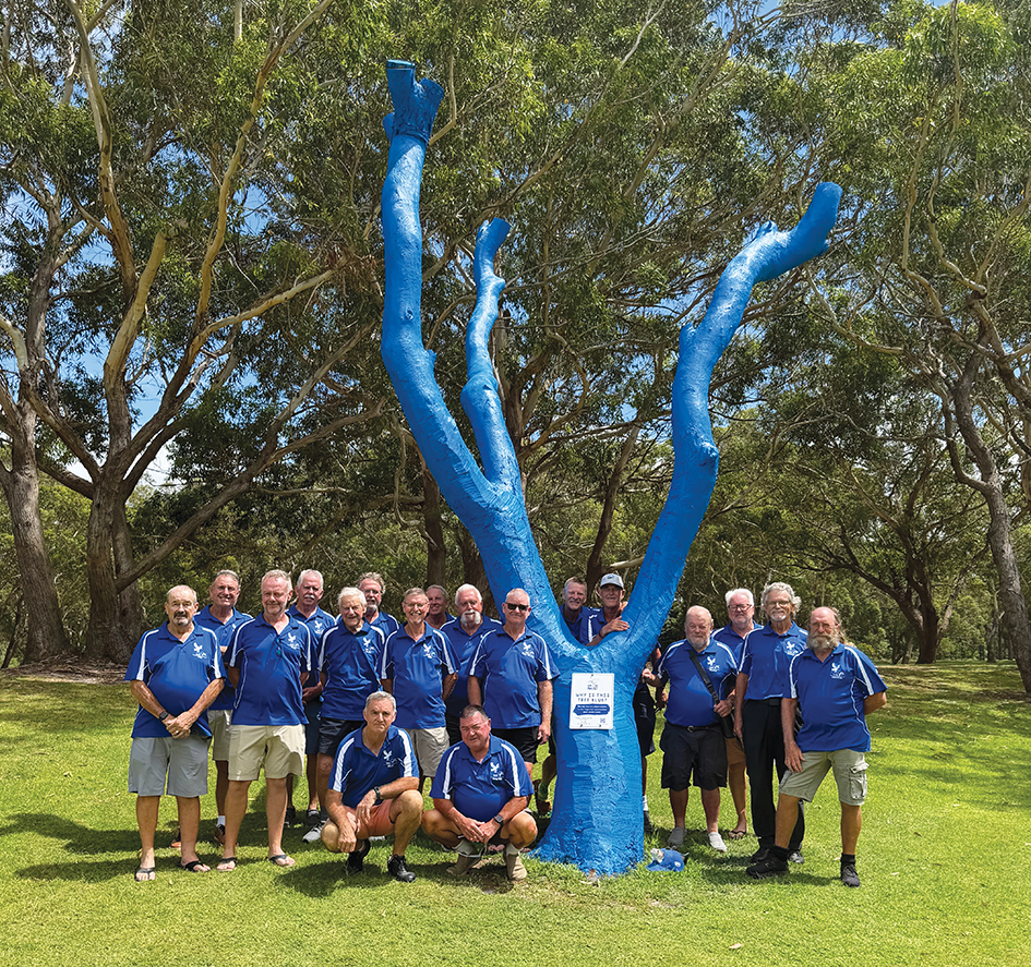 Hawks Nest adds a Blue Tree for mental health | Inside Golf. Australia's Most-Read Golf Magazine as named by Australian Golfers
