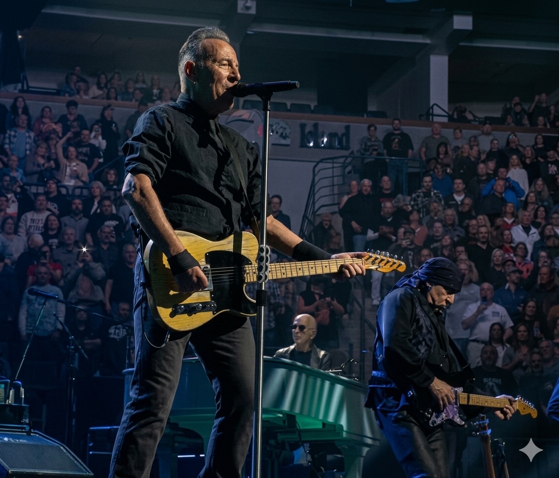 Bruce Springsteen in Minneapolis Noise11 31 March 2026 phot by Winston Robinson