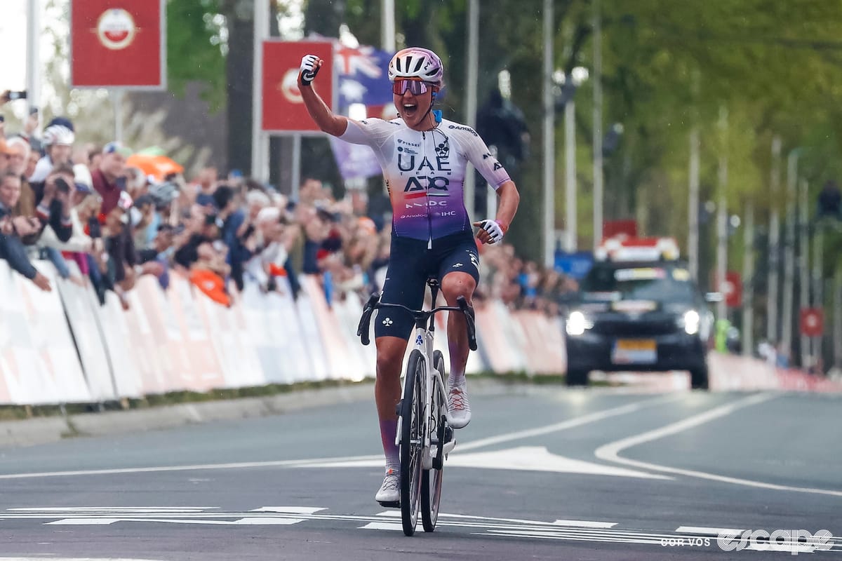 Paula Blasi solos to victory at Amstel Gold Race - Escape Collective