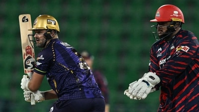 Rilee Rossouw in action in the PSL. (AFP)