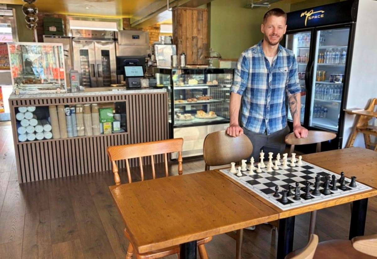 Matestone in Maidstone High Street reopens as Romalge after chess player buys café